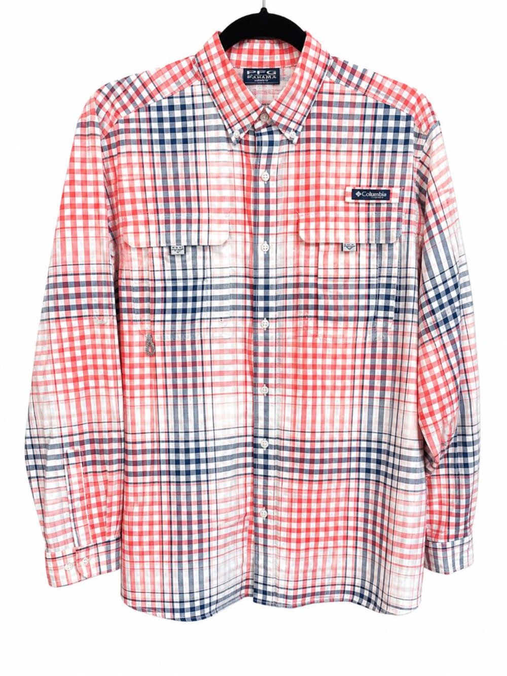 Columbia Super Bahama Plaid Button-Up Woman Shirt